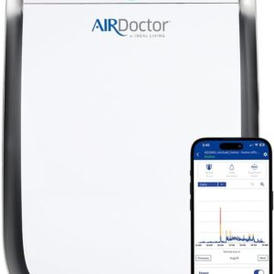AIRDOCTOR 3500i SMART Air Purifier for Living Rooms & Bedrooms. 3 Stage Filtration with Pre-Filter, UltraHEPA, Carbon/VOC. Captures Particles 100x Smaller Than HEPA Standard