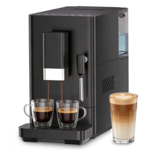 COWSAR 20bar Automatic Espresso Machine with Grinder & Manual Milk Frother, Auto-Clean Function Espresso Maker, Professional Expresso Coffee Machines with Button Controls for...