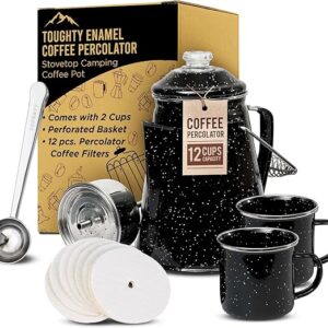 Toughty Enamel Coffee Percolator