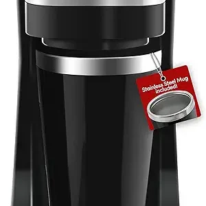 Personal Single-Serve Compact Coffee Maker Brewer Includes