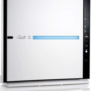 Rabbit Air, MinusA2 Air Purifiers for Home, Ultra Quiet HEPA Air Purifier - Wall Mountable Large Room Air Purifier - Stylish & Efficient - (SPA-780A, White, Pet Allergy)