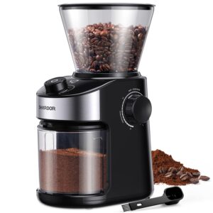 SHARDOR Burr Coffee Grinder Electric with 32 Grinding Sizes 3.0,Coffee Bean Grinder with 40 Seconds Adjustable Electronic Timer, Coffee Grinders for Home Use with Chamber...