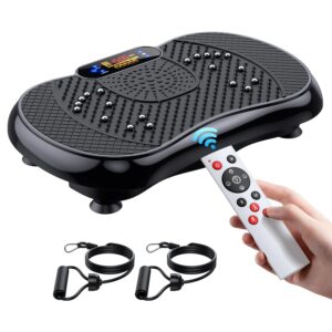 Vibration Plate Exercise Machine, Lymphatic Drainage Machine for Weight Loss, Shake Vibrating Plate Full Body Workout Fitness Platform, Vibration Board For Shaping Wellness,Home...